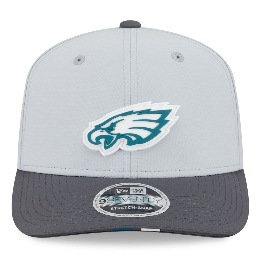 Philadelphia Eagles New Era 2025 NFL Training Camp 9SEVENTY Adjustable Hat - Gray/Graphite - NFL