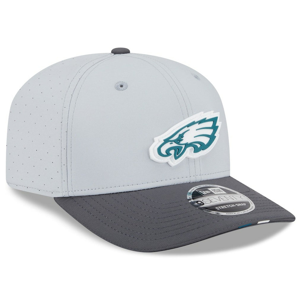 Philadelphia Eagles New Era 2025 NFL Training Camp 9SEVENTY Adjustable Hat - Gray/Graphite - NFL