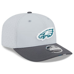 Philadelphia Eagles New Era 2025 NFL Training Camp 9SEVENTY Adjustable Hat - Gray/Graphite - NFL