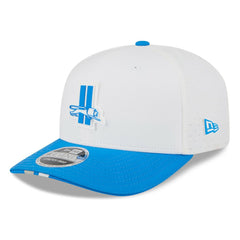 Detroit Lions New Era 2025 NFL Training Camp Throwback Logo 9SEVENTY Adjustable Hat - White/Blue - NFL