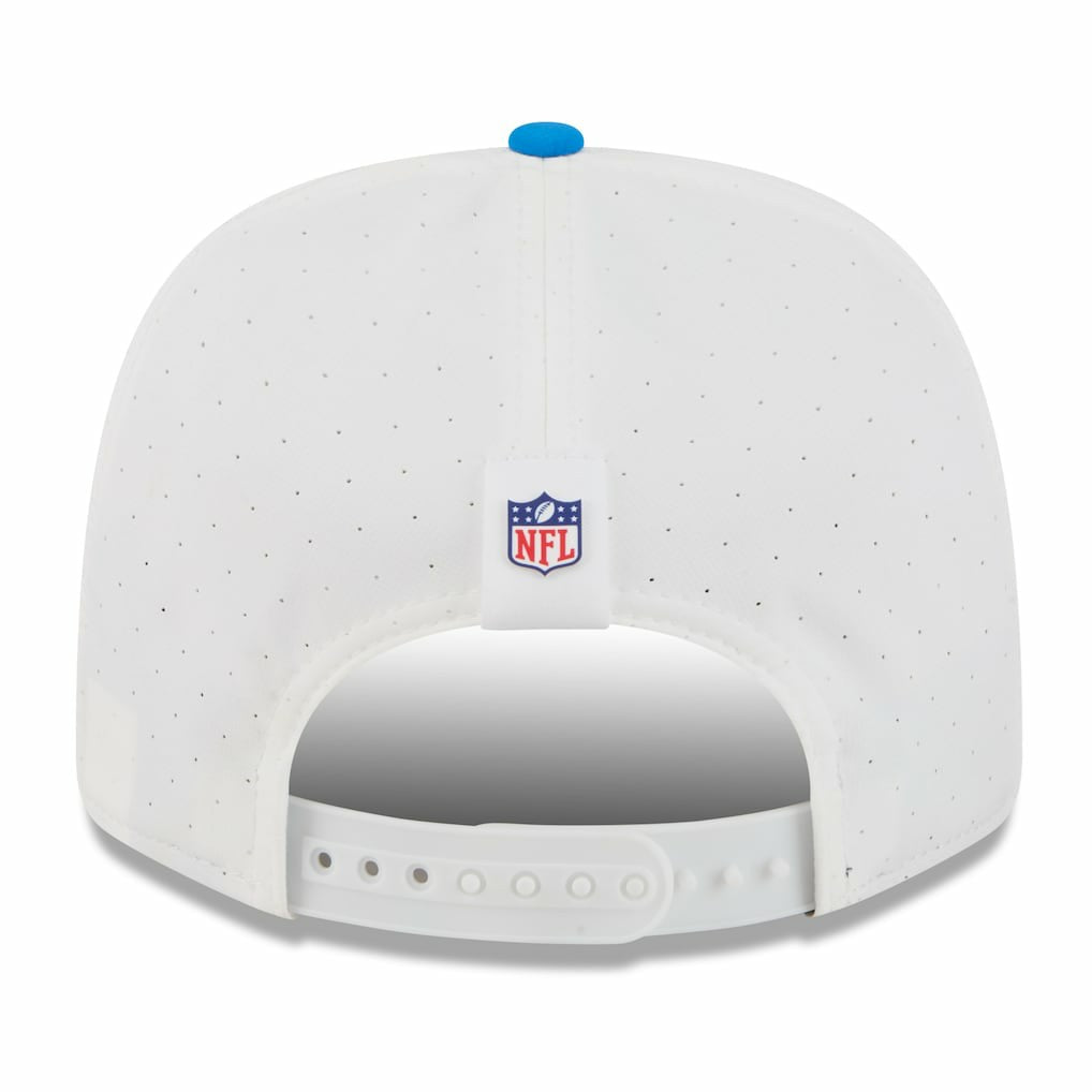 Detroit Lions New Era 2025 NFL Training Camp Throwback Logo 9SEVENTY Adjustable Hat - White/Blue - NFL