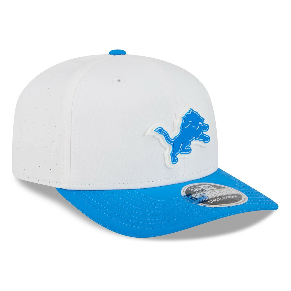 Detroit Lions New Era 2025 NFL Training Camp 9SEVENTY Adjustable Hat - White/Blue - NFL