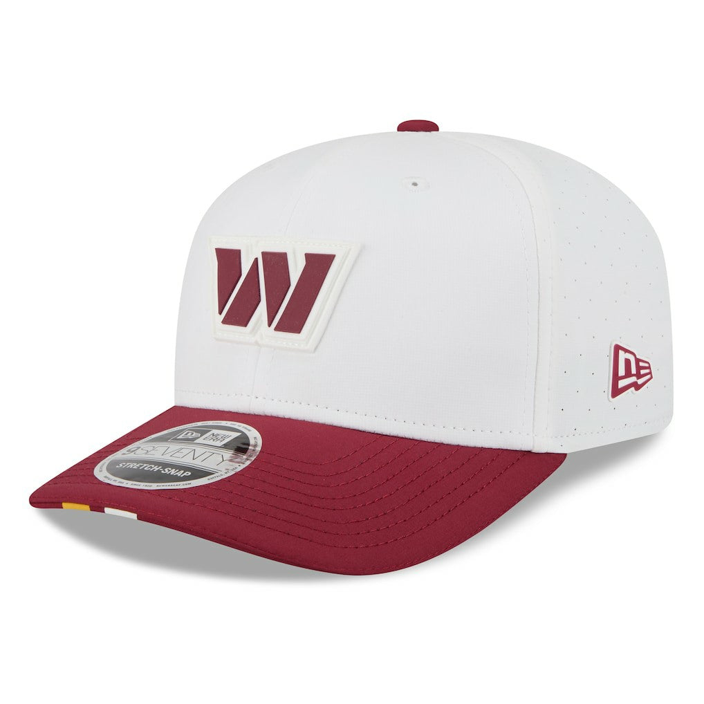Washington Commanders New Era 2025 NFL Training Camp 9SEVENTY Adjustable Hat - White/Burgundy - NFL