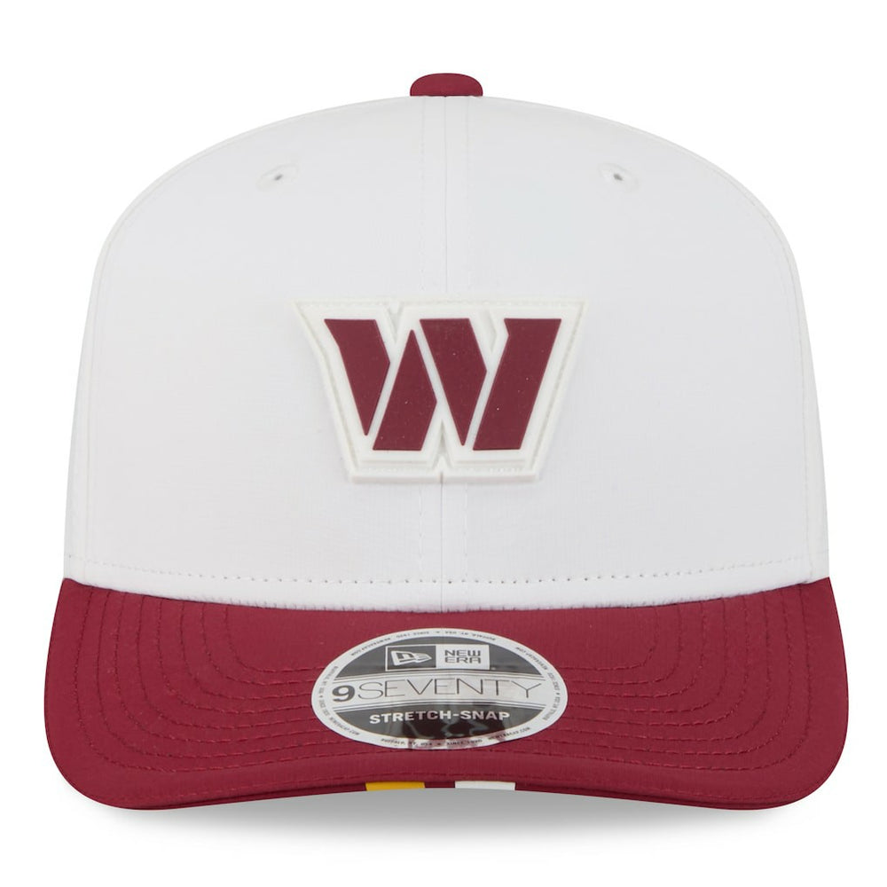 Washington Commanders New Era 2025 NFL Training Camp 9SEVENTY Adjustable Hat - White/Burgundy - NFL