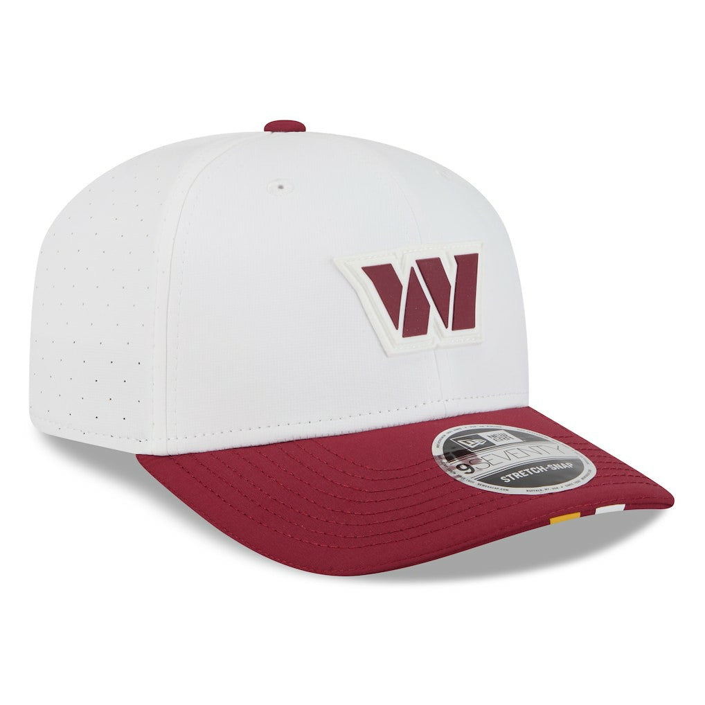 Washington Commanders New Era 2025 NFL Training Camp 9SEVENTY Adjustable Hat - White/Burgundy - NFL