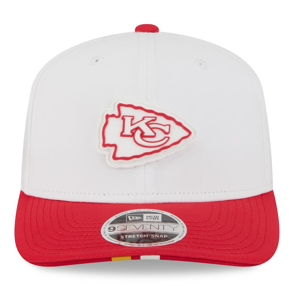 Kansas City Chiefs New Era 2025 NFL Training Camp 9SEVENTY Adjustable Hat - White/Red - NFL