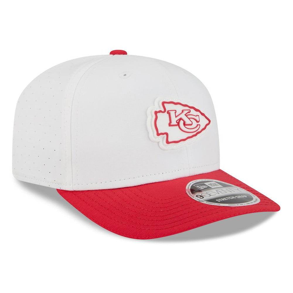 Kansas City Chiefs New Era 2025 NFL Training Camp 9SEVENTY Adjustable Hat - White/Red - NFL