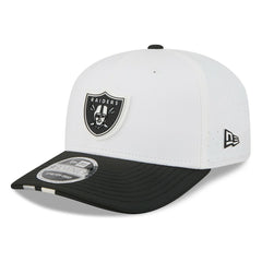 Las Vegas Raiders New Era 2025 NFL Training Camp 9SEVENTY Adjustable Hat - White/Black - NFL