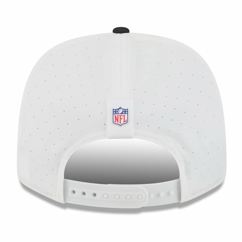 Las Vegas Raiders New Era 2025 NFL Training Camp 9SEVENTY Adjustable Hat - White/Black - NFL
