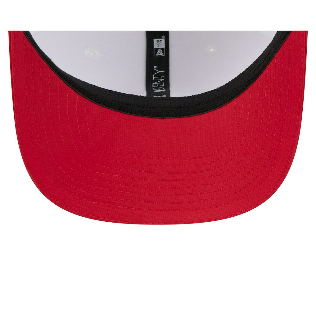 San Francisco 49ers New Era 2025 NFL Training Camp 9SEVENTY Adjustable Hat - White/Scarlet - NFL