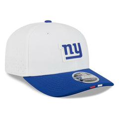 New York Giants New Era 2025 NFL Training Camp 9SEVENTY Adjustable Hat - White/Royal - NFL