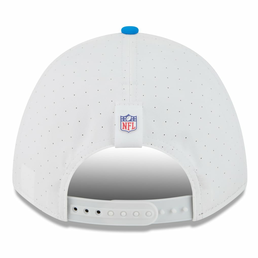 Detroit Lions New Era 2025 NFL Training Camp A-Frame 9FORTY Adjustable Hat - White/Blue - NFL
