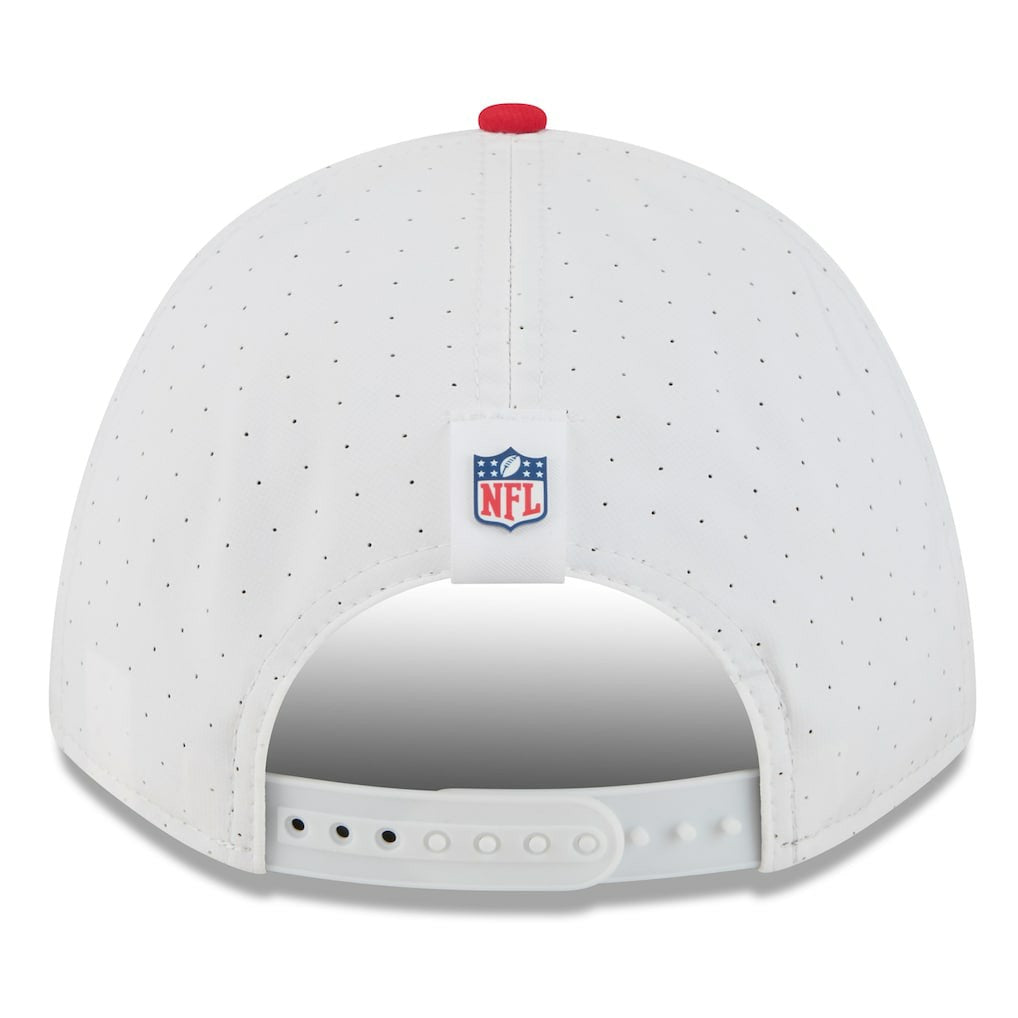 Kansas City Chiefs New Era 2025 NFL Training Camp A-Frame 9FORTY Adjustable Hat - White/Red - NFL