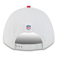 Kansas City Chiefs New Era 2025 NFL Training Camp A-Frame 9FORTY Adjustable Hat - White/Red - NFL