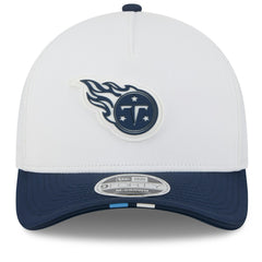 Tennessee Titans New Era 2025 NFL Training Camp A-Frame 9FORTY Adjustable Hat - White/Navy - NFL