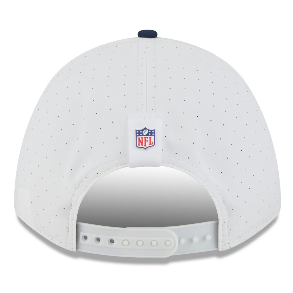 Tennessee Titans New Era 2025 NFL Training Camp A-Frame 9FORTY Adjustable Hat - White/Navy - NFL
