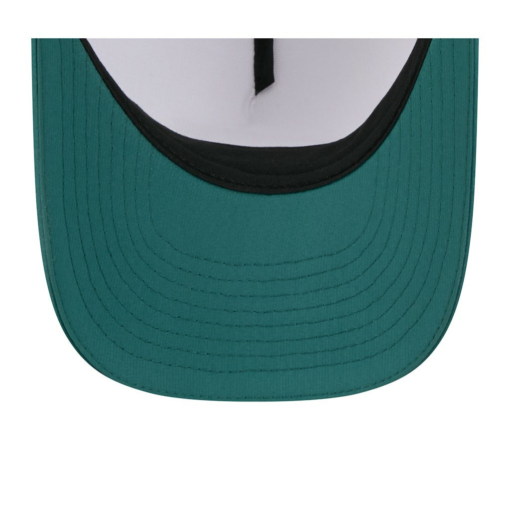 Philadelphia Eagles New Era 2025 NFL Training Camp A-Frame 9FORTY Adjustable Hat - White/Midnight Green - NFL