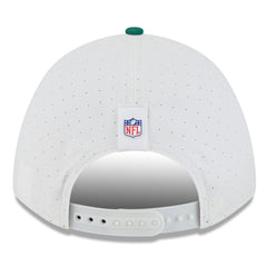 New York Jets New Era 2025 NFL Training Camp A-Frame 9FORTY Adjustable Hat - White/Green - NFL
