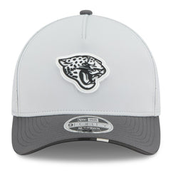 Jacksonville Jaguars New Era 2025 NFL Training Camp A-Frame 9FORTY Adjustable Hat - Gray/Graphite - NFL