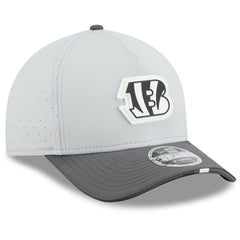 Cincinnati Bengals New Era 2025 NFL Training Camp A-Frame 9FORTY Adjustable Hat - Gray/Graphite - NFL