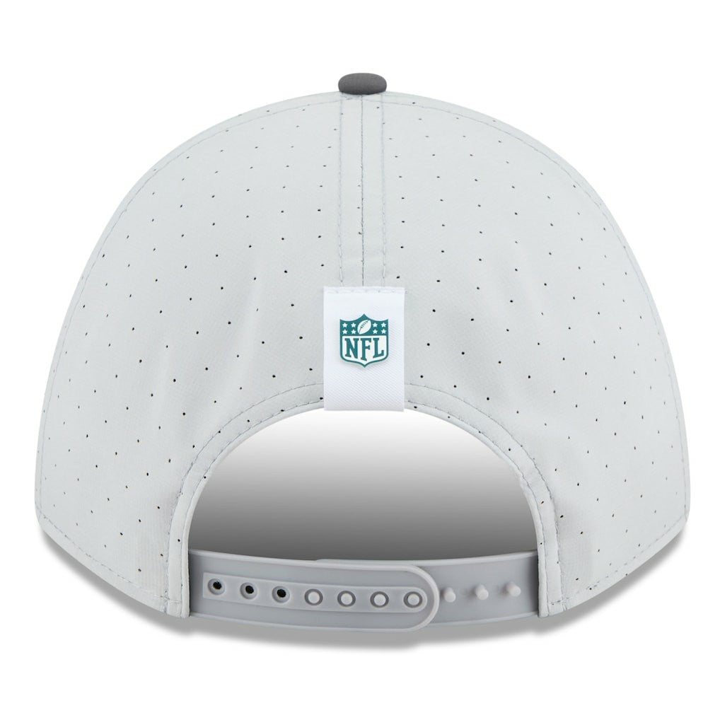 Philadelphia Eagles New Era 2025 NFL Training Camp A-Frame 9FORTY Adjustable Hat - Gray/Graphite - NFL