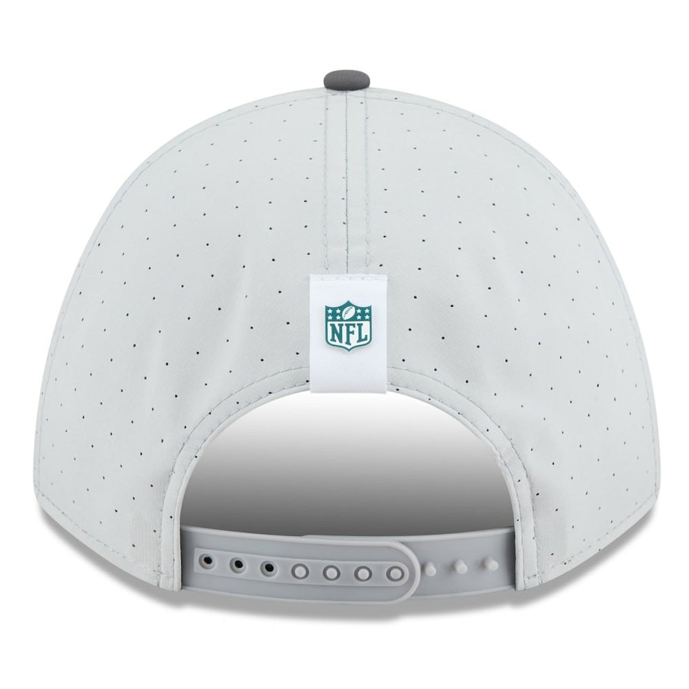 Philadelphia Eagles New Era 2025 NFL Training Camp A-Frame 9FORTY Adjustable Hat - Gray/Graphite - NFL