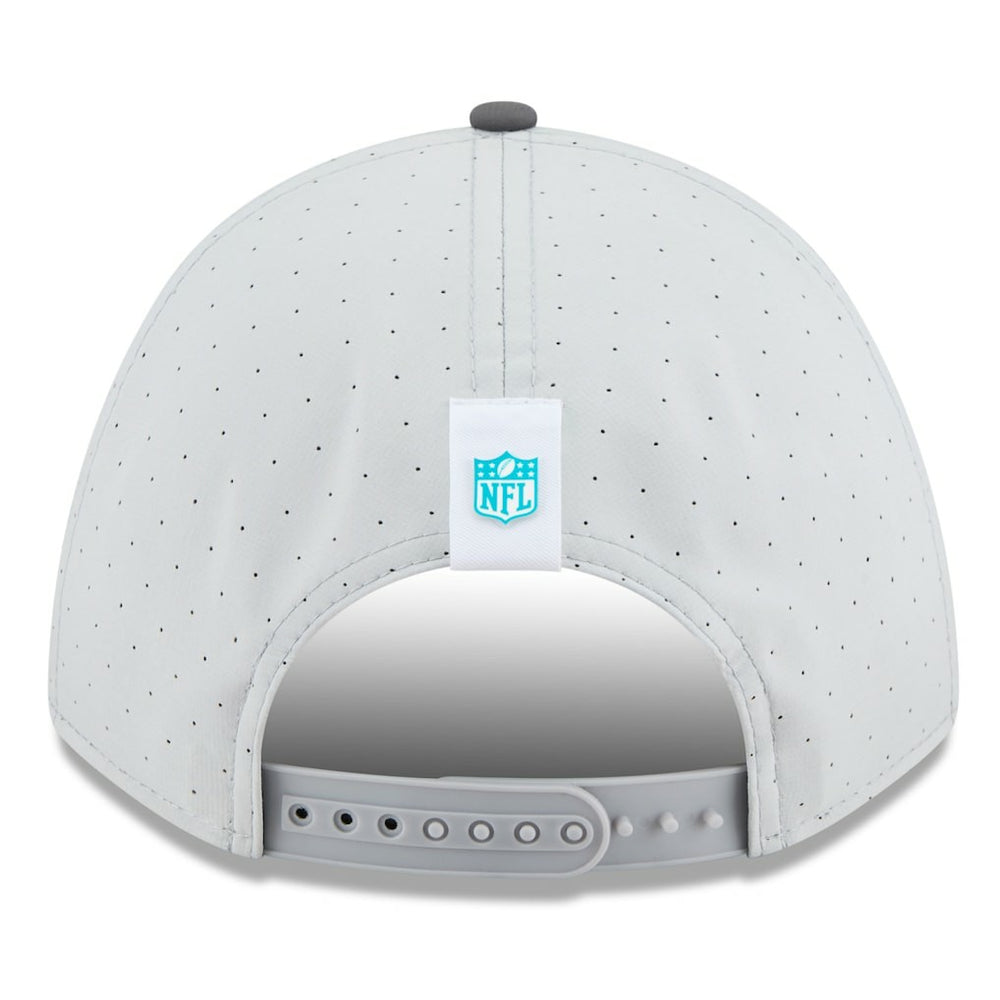Miami Dolphins New Era 2025 NFL Training Camp A-Frame 9FORTY Adjustable Hat - Gray/Graphite - NFL