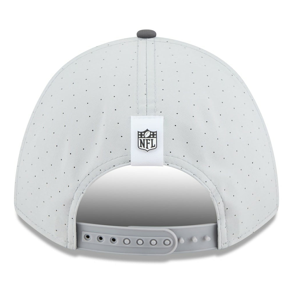 Las Vegas Raiders New Era 2025 NFL Training Camp A-Frame 9FORTY Adjustable Hat - Gray/Graphite - NFL