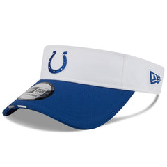 Indianapolis Colts New Era 2025 NFL Training Camp Adjustable Visor - White/Royal - NFL