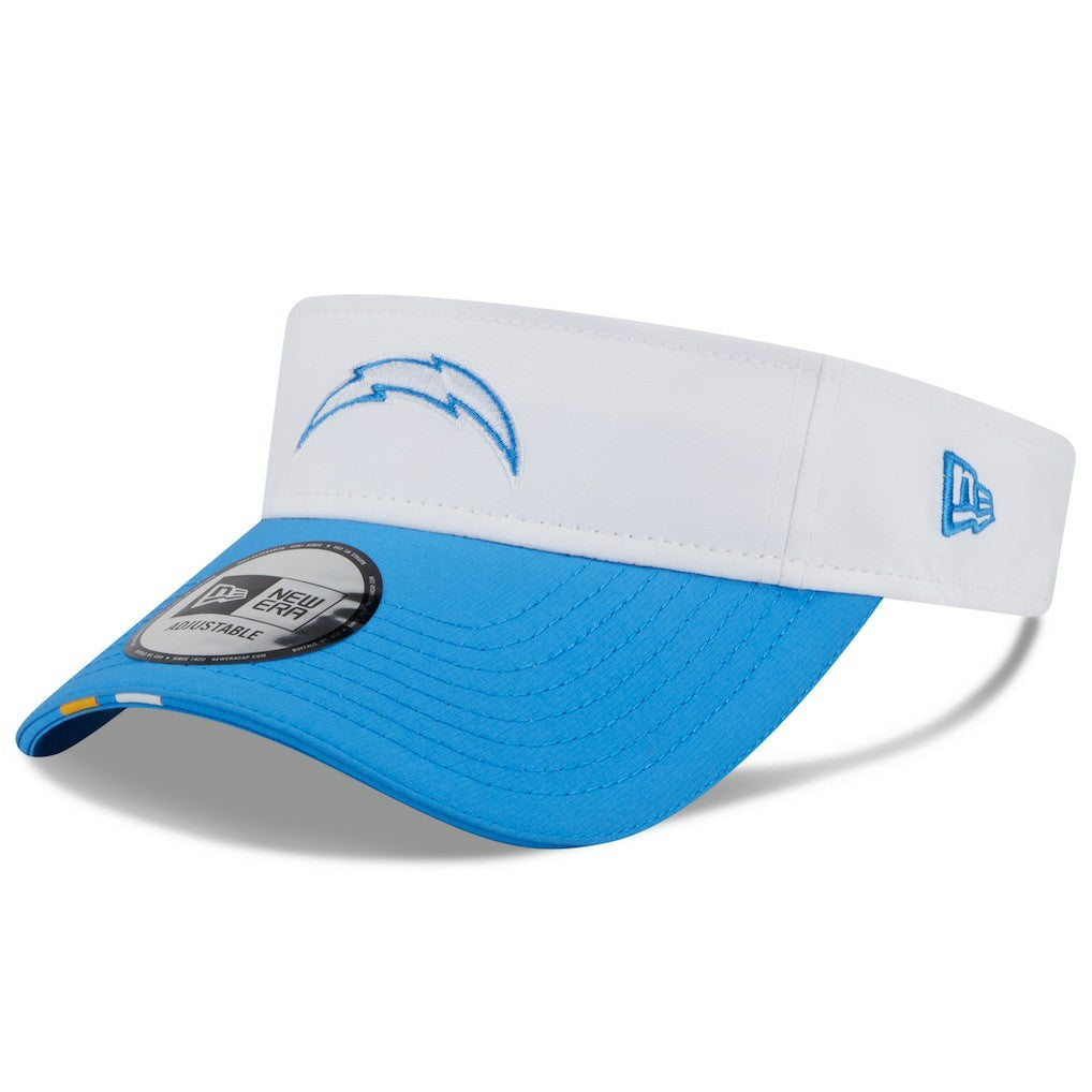 Los Angeles Chargers New Era 2025 NFL Training Camp Adjustable Visor - White/Powder Blue - NFL