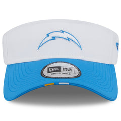Los Angeles Chargers New Era 2025 NFL Training Camp Adjustable Visor - White/Powder Blue - NFL