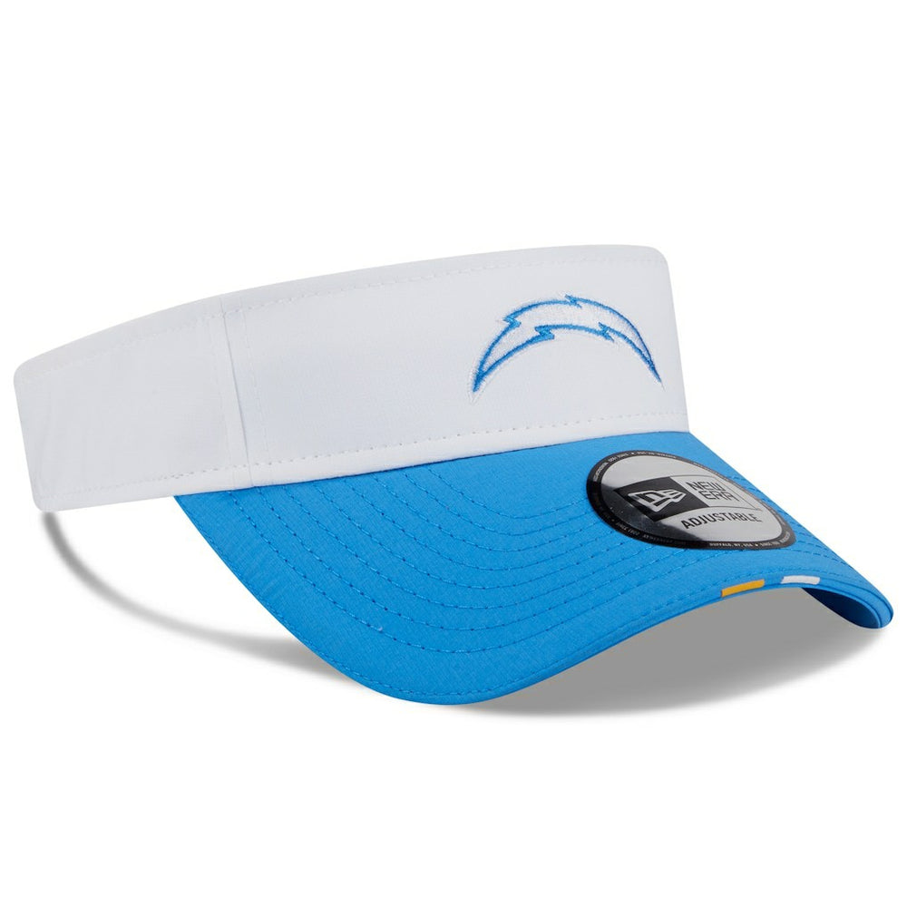 Los Angeles Chargers New Era 2025 NFL Training Camp Adjustable Visor - White/Powder Blue - NFL
