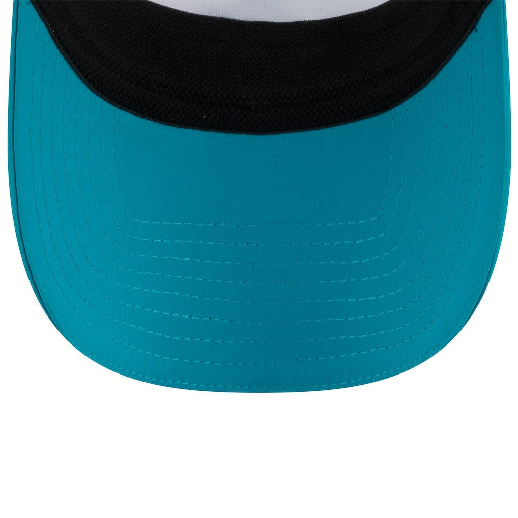 Miami Dolphins New Era 2025 NFL Training Camp Adjustable Visor - White/Aqua - NFL