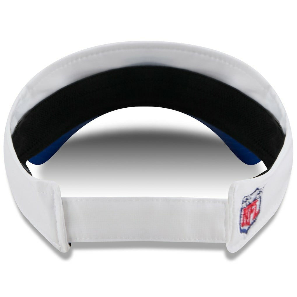 New York Giants New Era 2025 NFL Training Camp Adjustable Visor - White/Royal - NFL