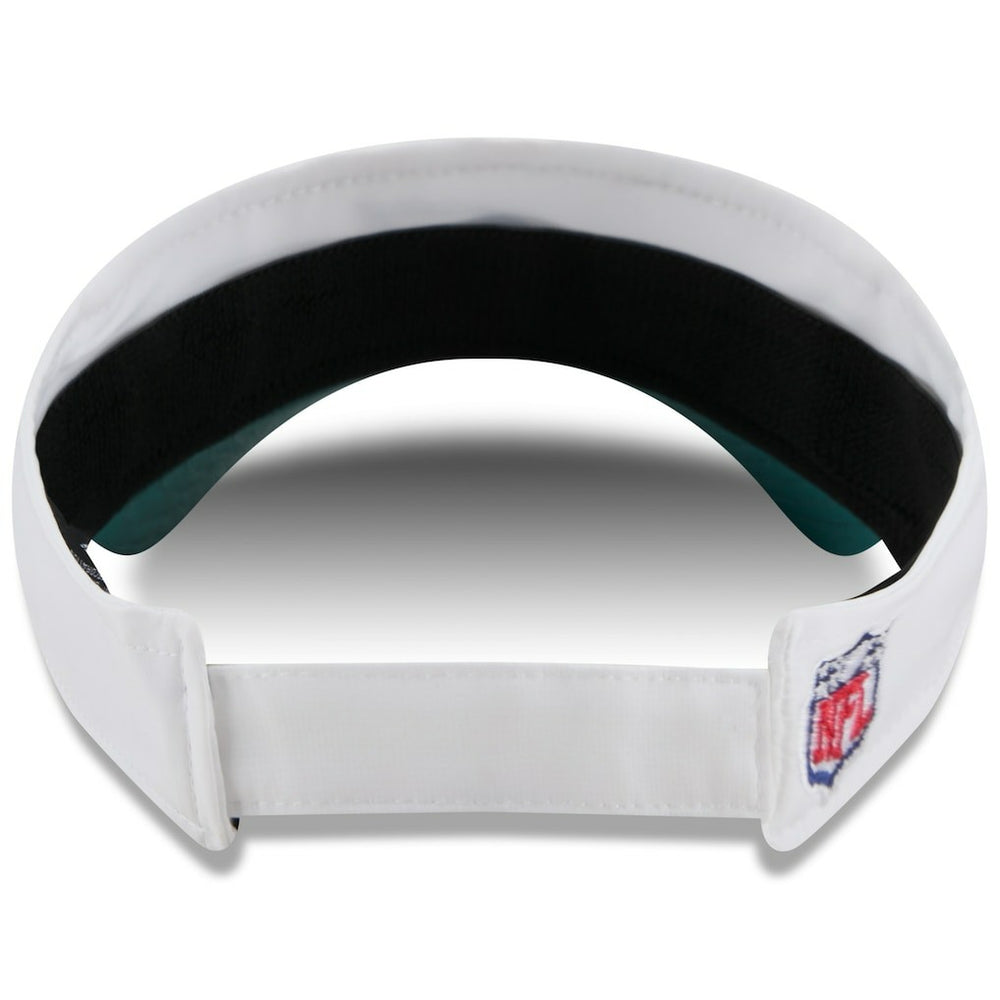 Philadelphia Eagles New Era 2025 NFL Training Camp Adjustable Visor - White/Midnight Green - NFL