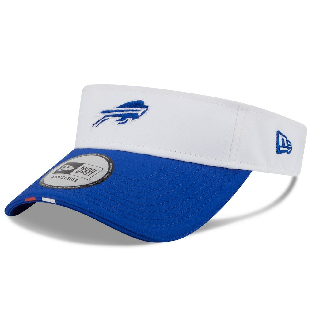 Buffalo Bills New Era 2025 NFL Training Camp Adjustable Visor - White/Royal - NFL