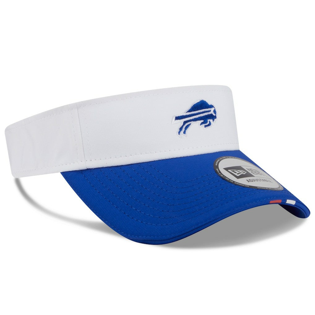 Buffalo Bills New Era 2025 NFL Training Camp Adjustable Visor - White/Royal - NFL