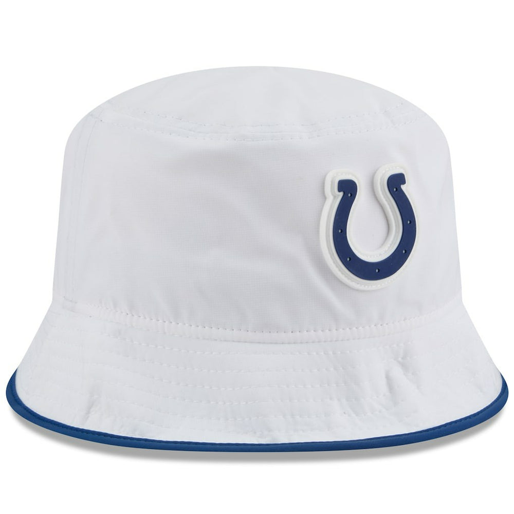 Indianapolis Colts New Era 2025 NFL Training Camp Stretch Bucket Hat - White - NFL