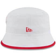 Kansas City Chiefs New Era 2025 NFL Training Camp Stretch Bucket Hat - White - NFL
