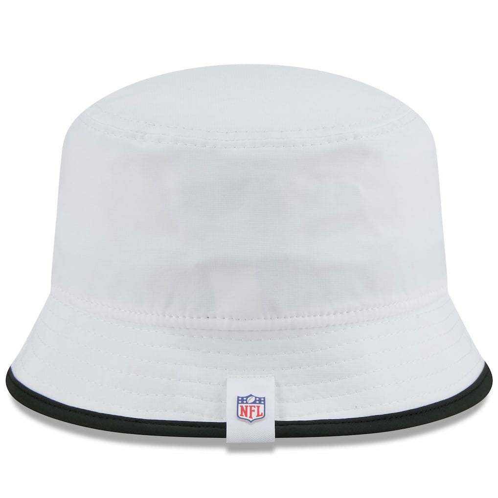 Las Vegas Raiders New Era 2025 NFL Training Camp Stretch Bucket Hat - White - NFL