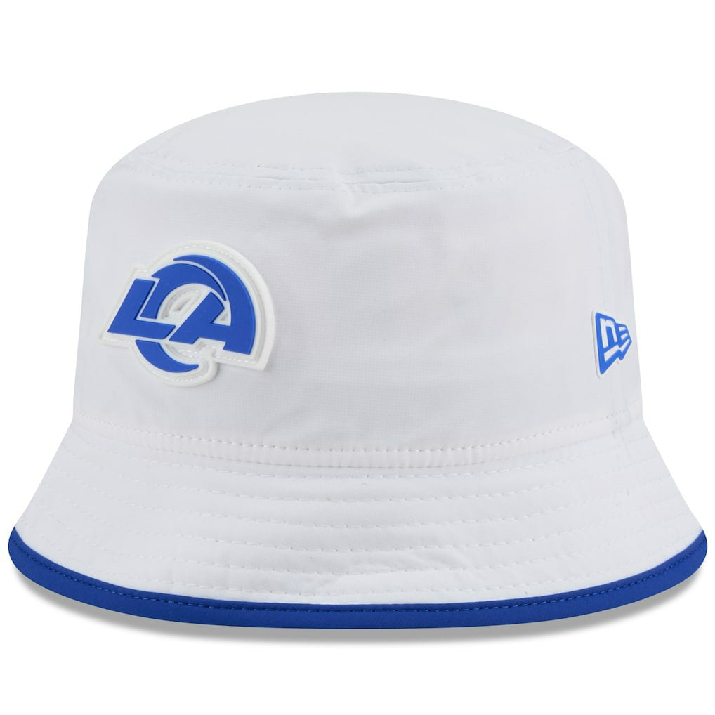 Los Angeles Rams New Era 2025 NFL Training Camp Stretch Bucket Hat - White - NFL