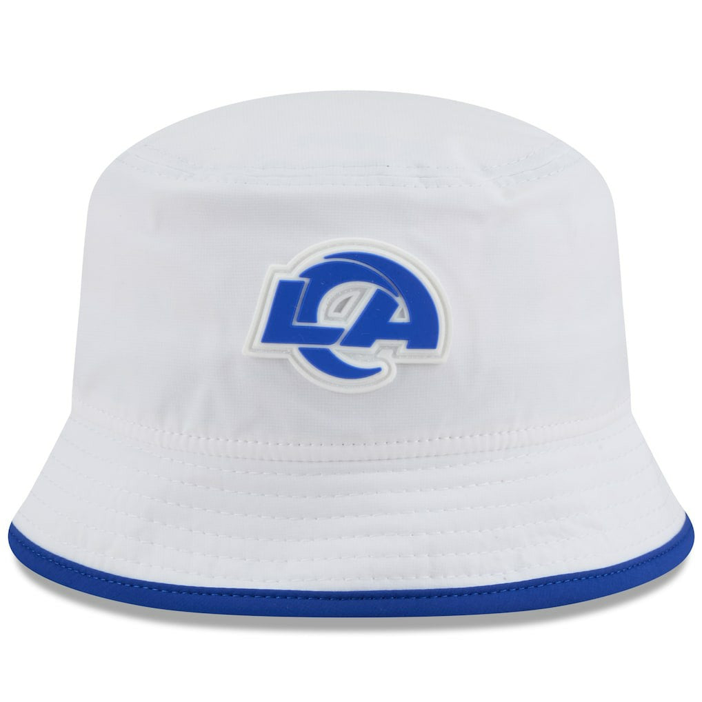 Los Angeles Rams New Era 2025 NFL Training Camp Stretch Bucket Hat - White - NFL