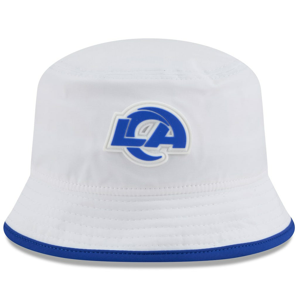 Los Angeles Rams New Era 2025 NFL Training Camp Stretch Bucket Hat - White - NFL