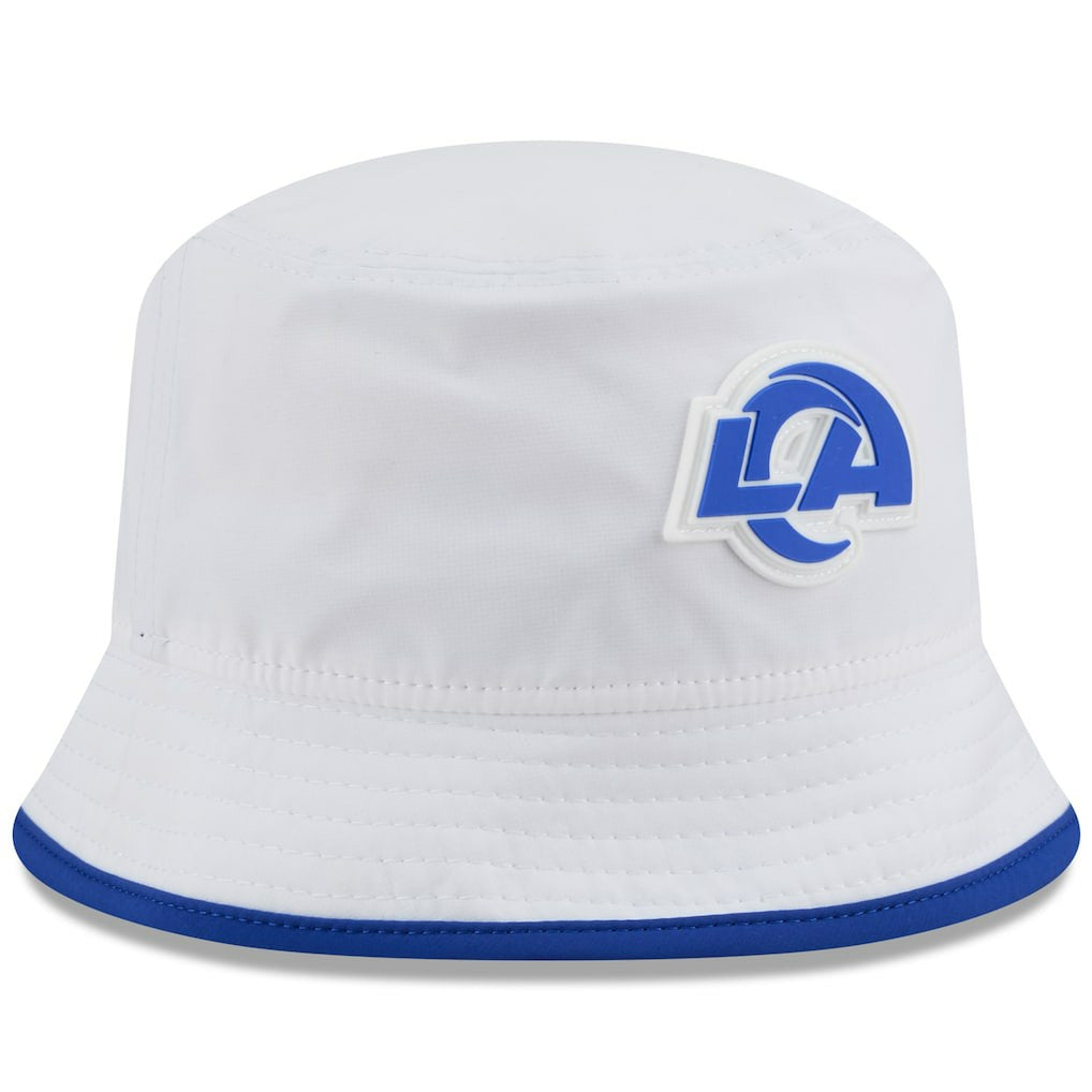Los Angeles Rams New Era 2025 NFL Training Camp Stretch Bucket Hat - White - NFL