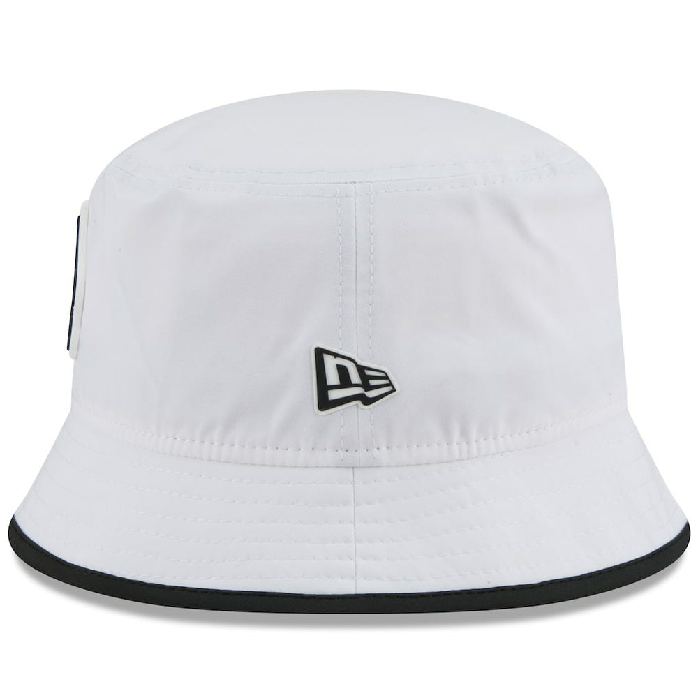 New Orleans Saints New Era 2025 NFL Training Camp Stretch Bucket Hat - White - NFL