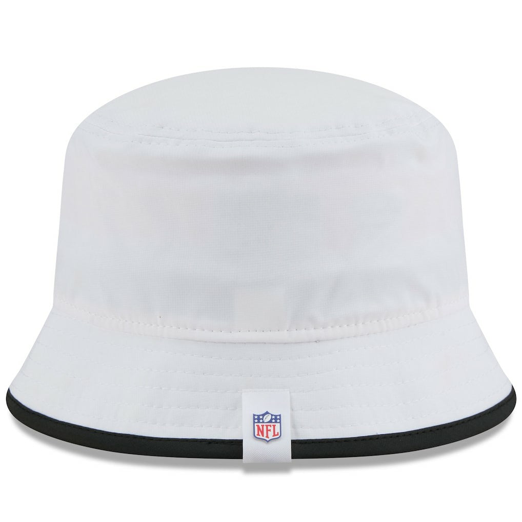 New Orleans Saints New Era 2025 NFL Training Camp Stretch Bucket Hat - White - NFL