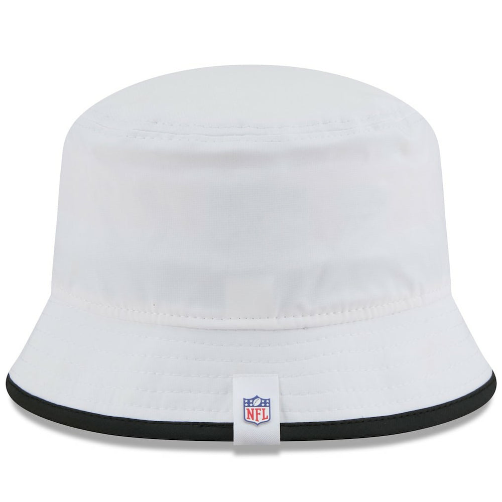 New Orleans Saints New Era 2025 NFL Training Camp Stretch Bucket Hat - White - NFL