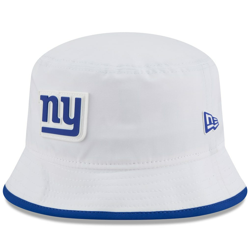 New York Giants New Era 2025 NFL Training Camp Stretch Bucket Hat - White - NFL