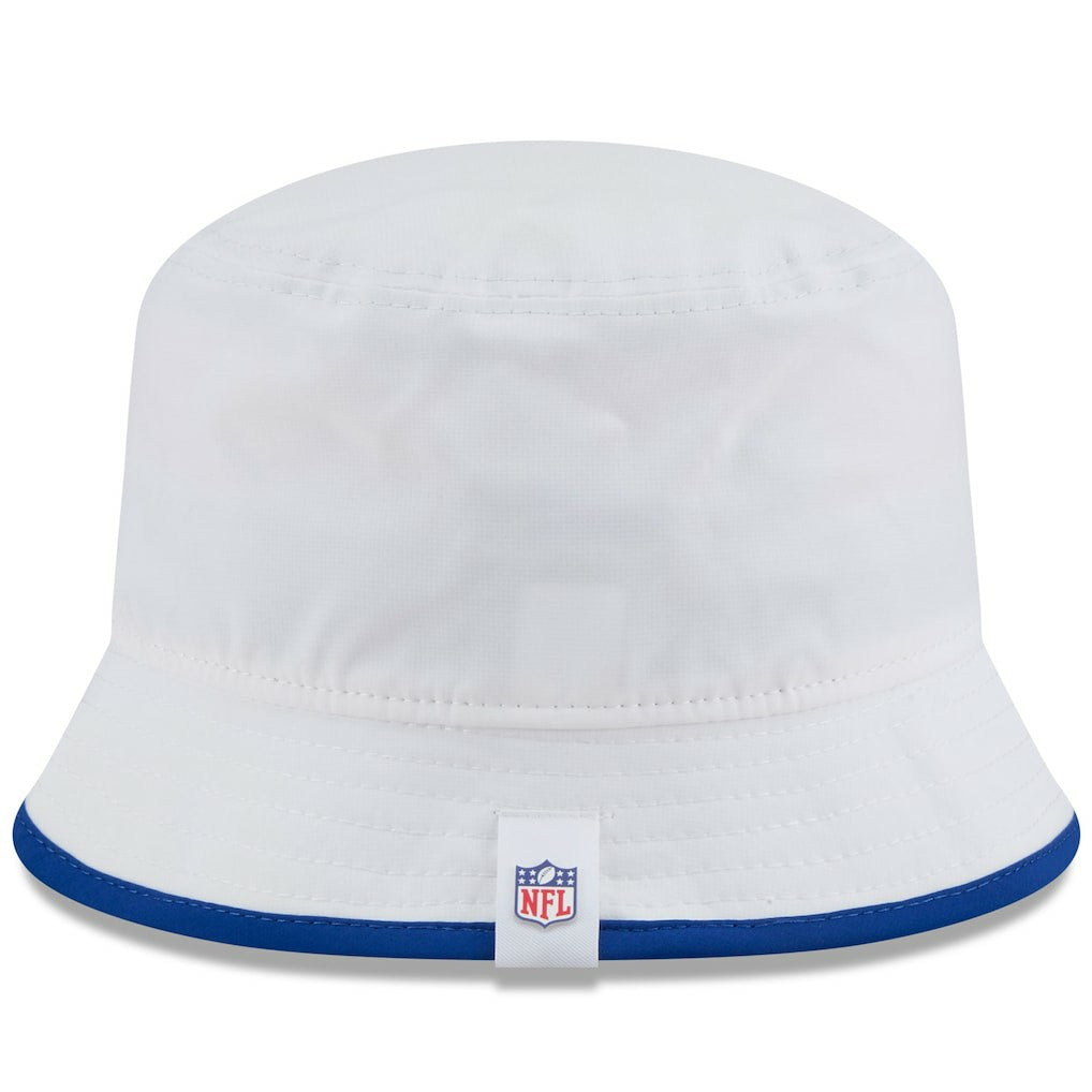 New York Giants New Era 2025 NFL Training Camp Stretch Bucket Hat - White - NFL