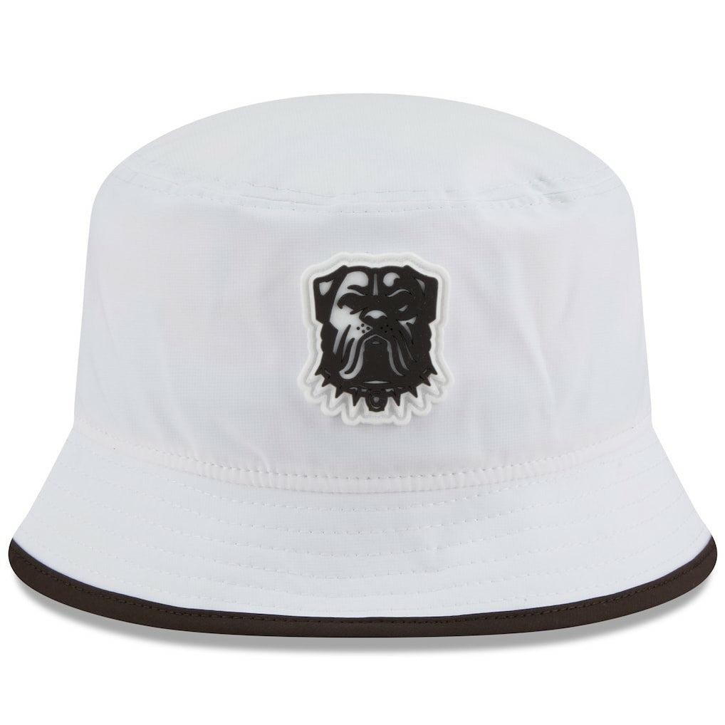 Cleveland Browns New Era 2025 NFL Training Camp Stretch Bucket Hat - White - NFL